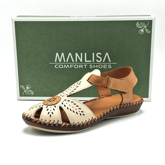 Sandalias mujer MANLISA S605-T5201 BEIGE