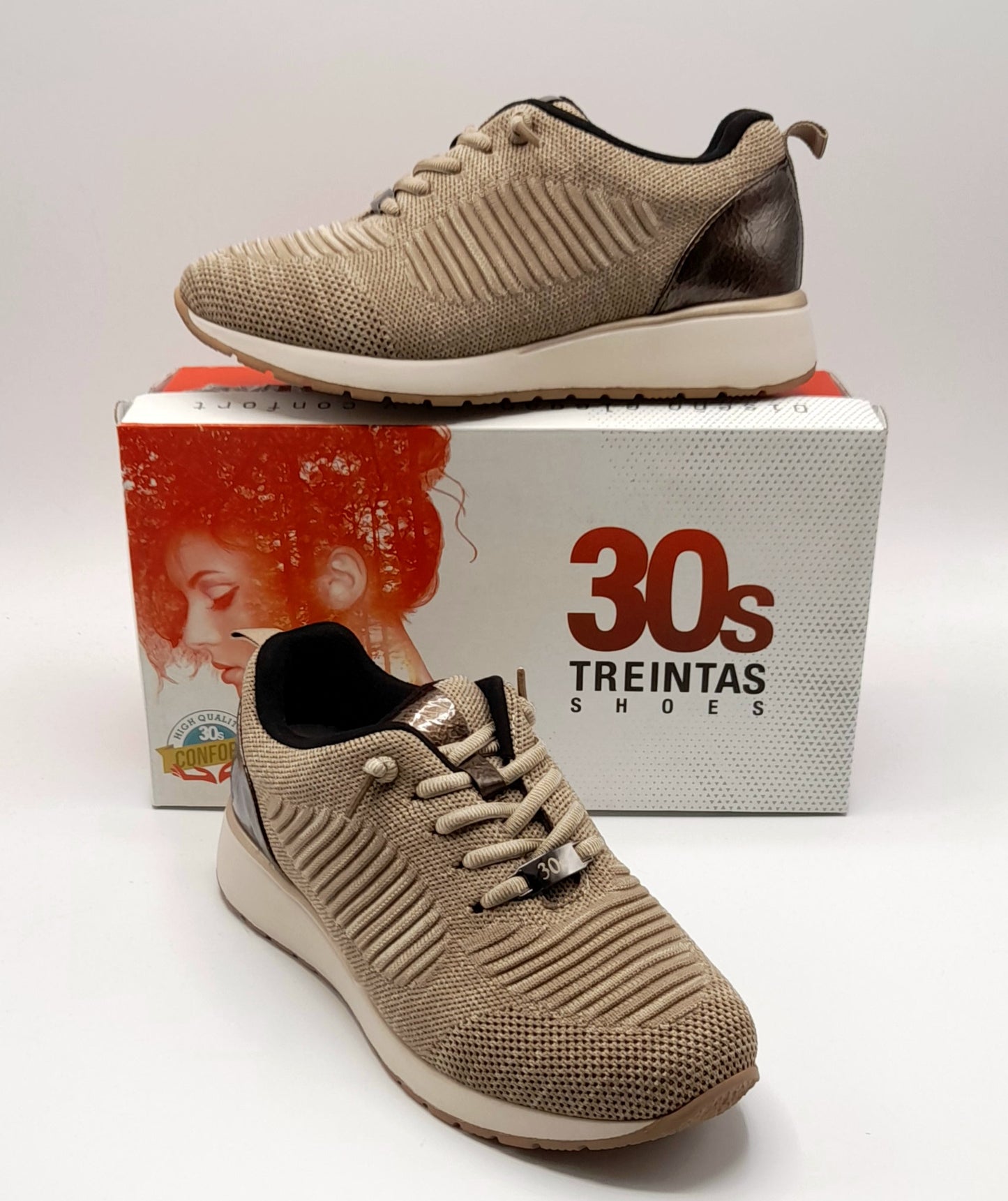 Deportivas mujer TREINTAS L-4252 Arena