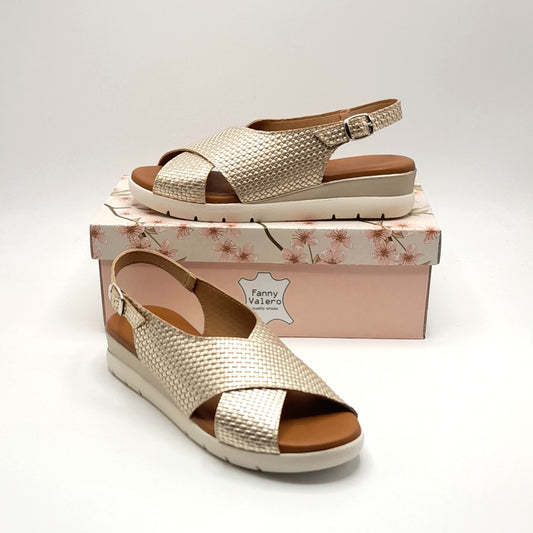 Sandalias mujer Fanny Valero 237 Oro
