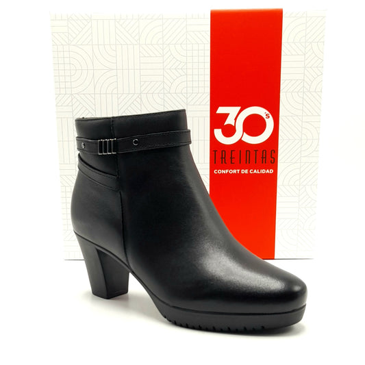 Botín Tacón mujer TREINTAS SHOES 4220 Negro