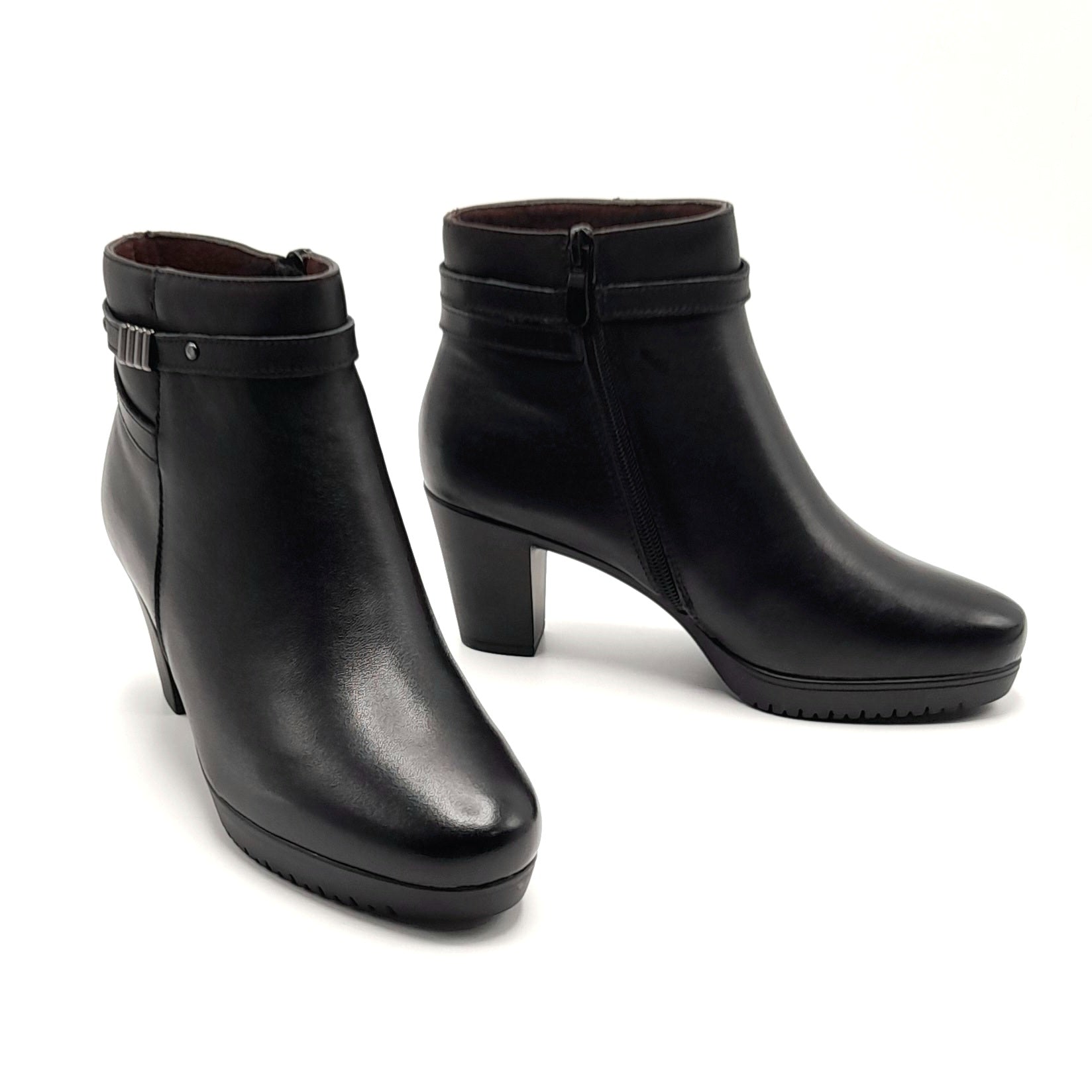Botín Tacón mujer TREINTAS SHOES 4220 Negro