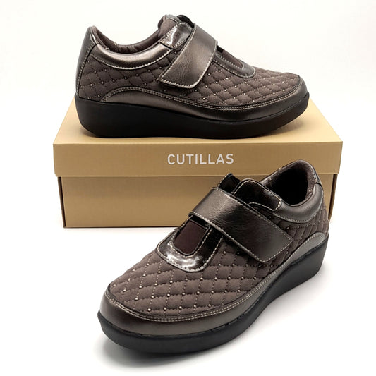ZAPATO MUJER VELCRO DOCTOR CUTILLAS 38610 Musgo