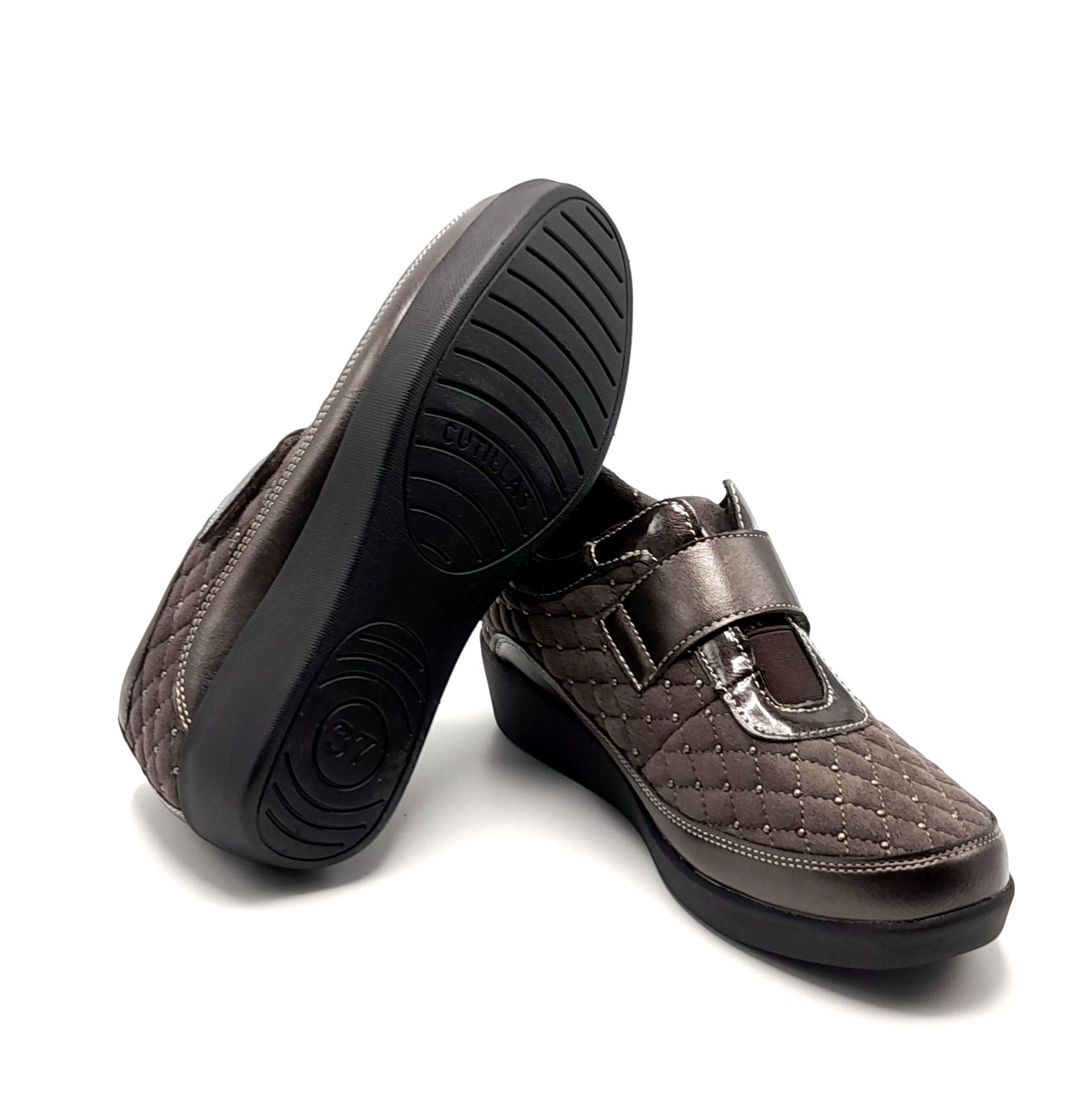 ZAPATO MUJER VELCRO DOCTOR CUTILLAS 38610 Musgo