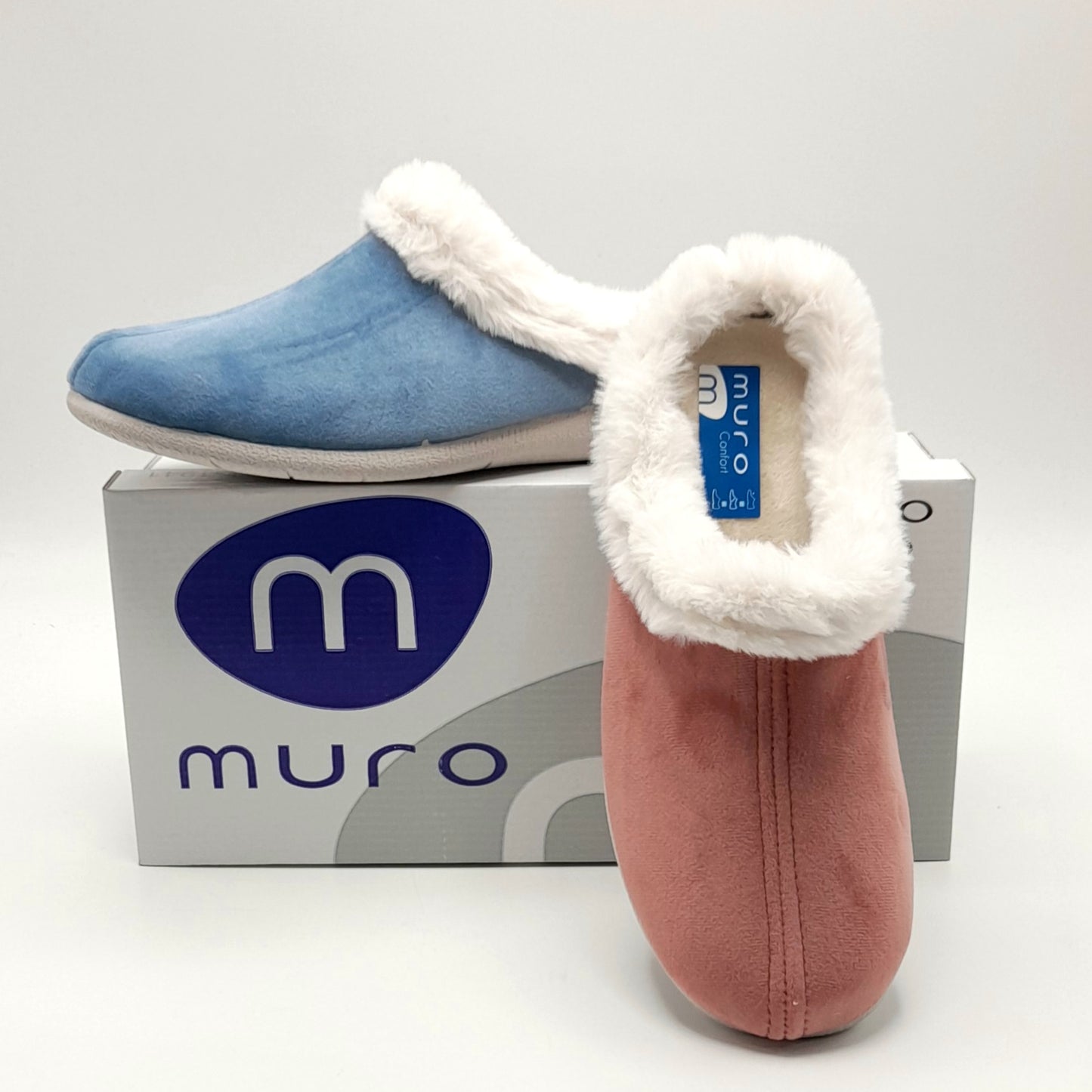 Zapatillas mujer MURO 9702 ROSA O CELESTE