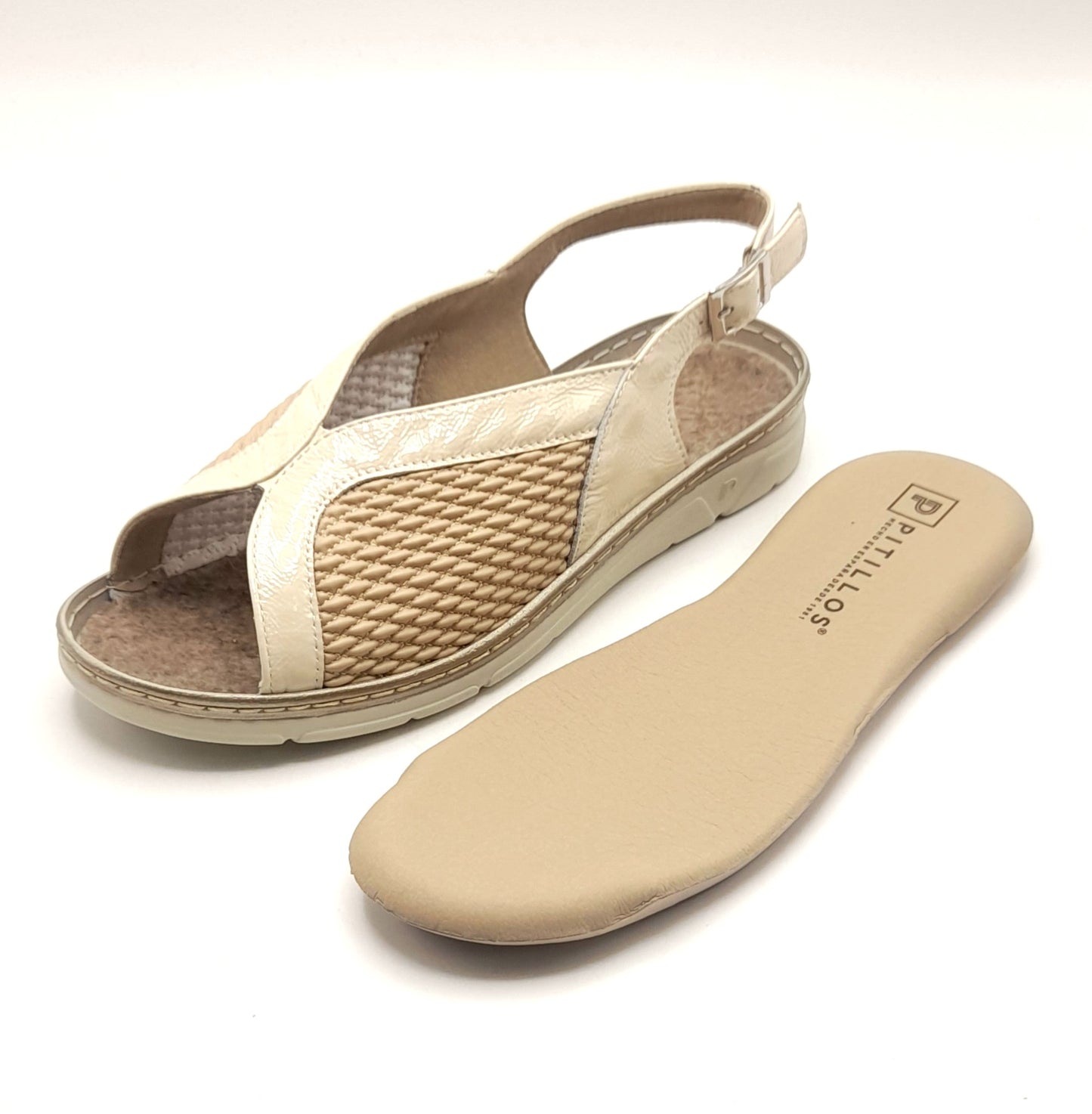 Sandalias mujer PITILLOS 11004 CREMA