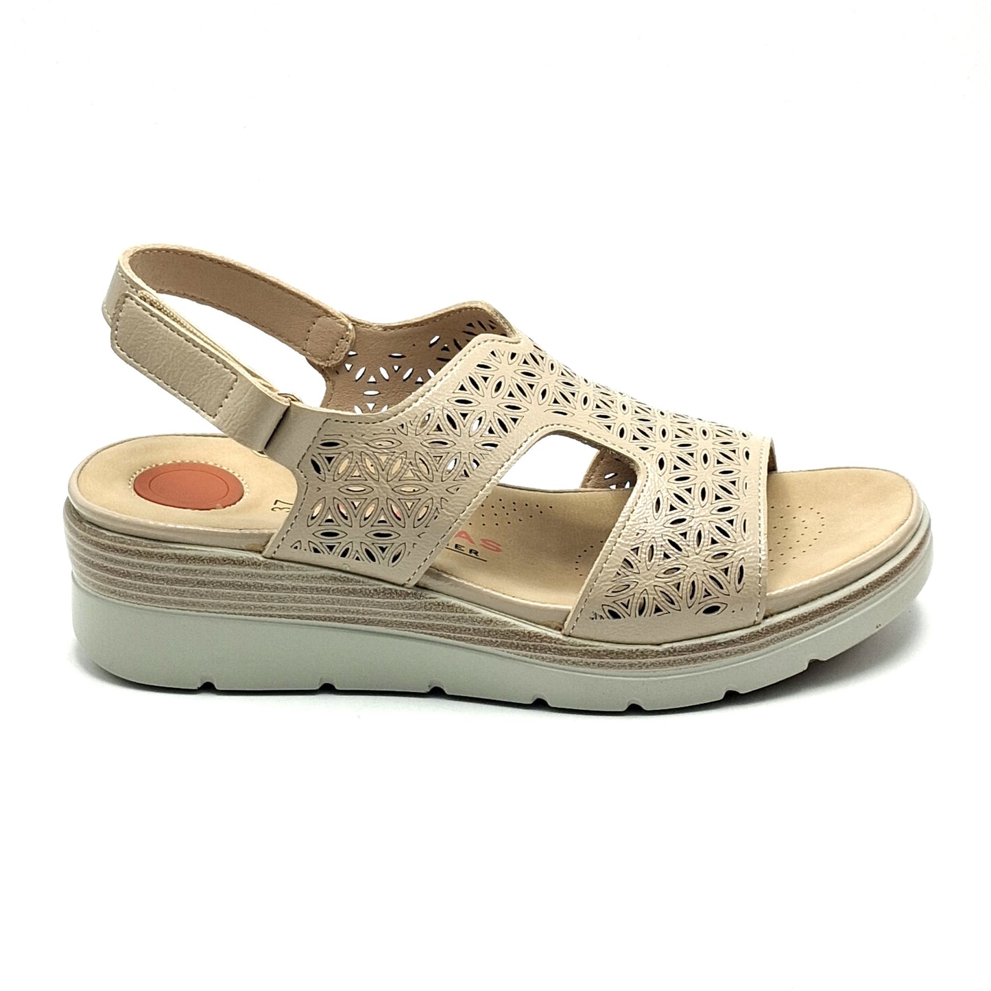 Sandalia cuña Doctor Cutillas 31802 Beig