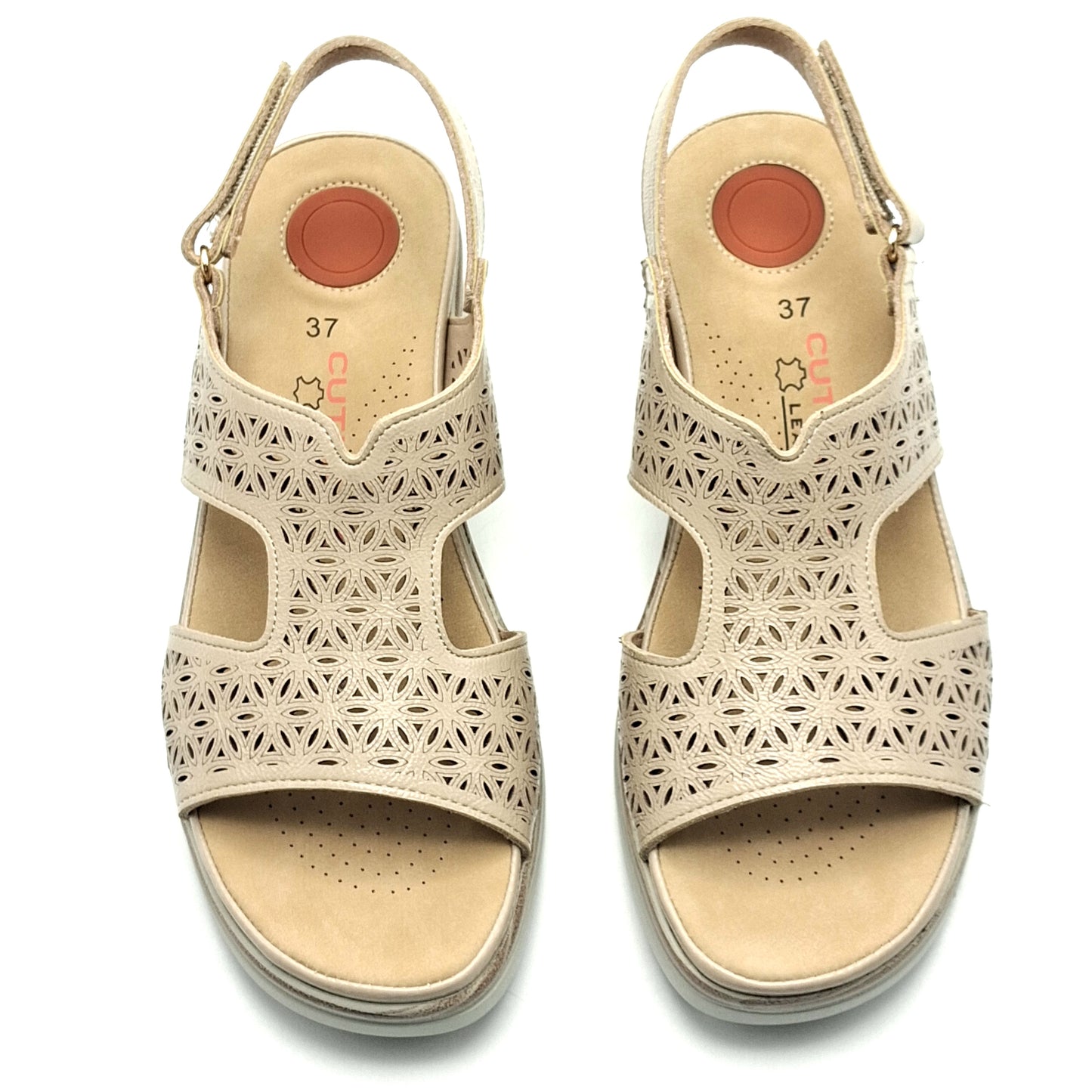 Sandalia cuña Doctor Cutillas 31802 Beig