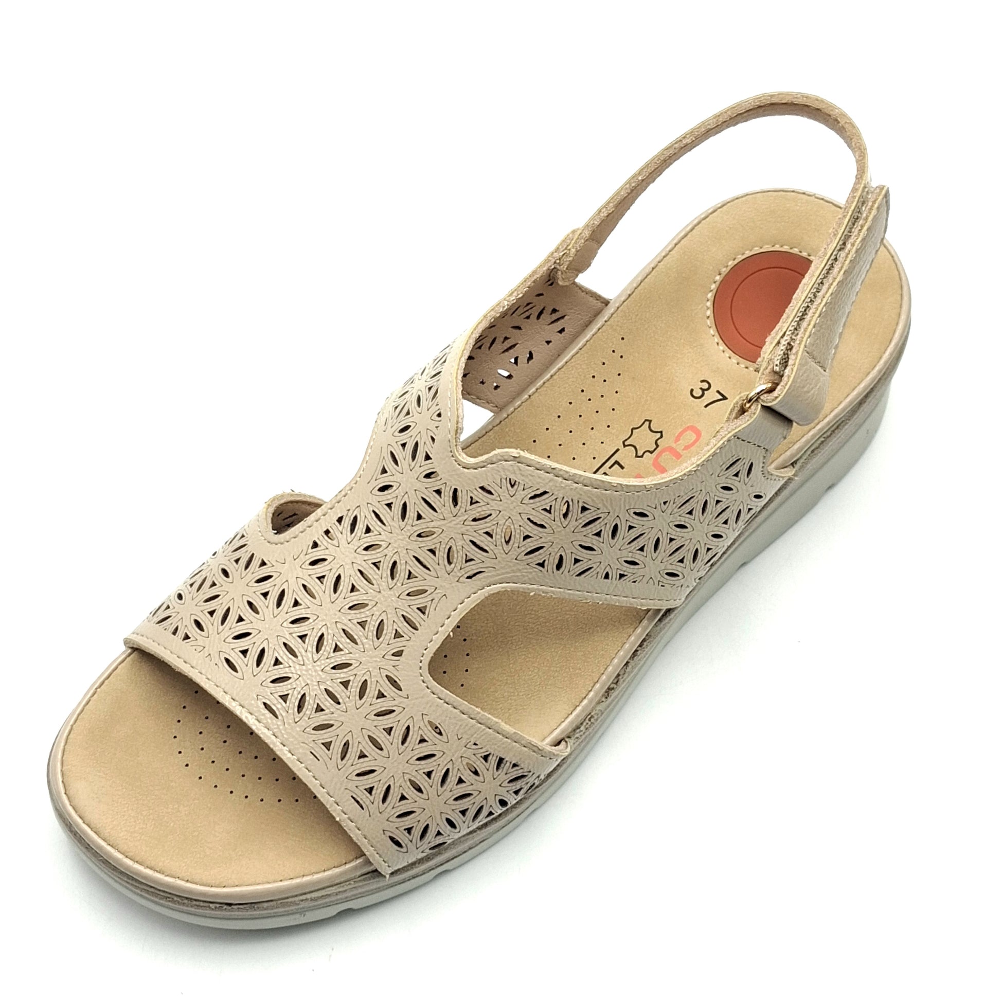 Sandalia cuña Doctor Cutillas 31802 Beig