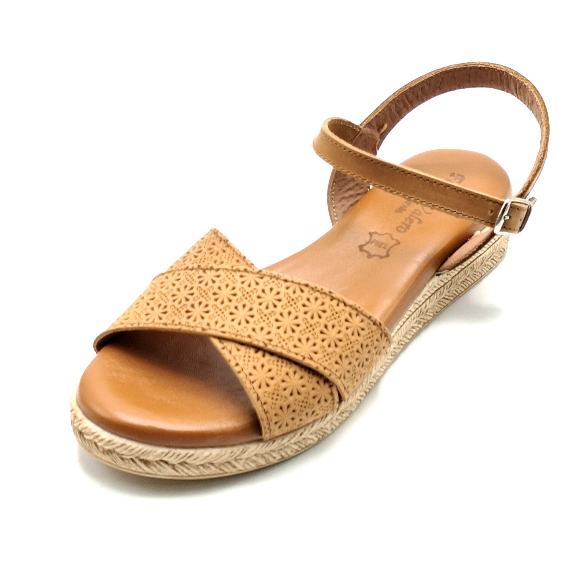 Sandalias mujer Fanny Valero 411 CANELA