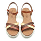 Sandalias mujer Fanny Valero 300 Nuez