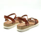 Sandalias mujer Fanny Valero 300 Nuez
