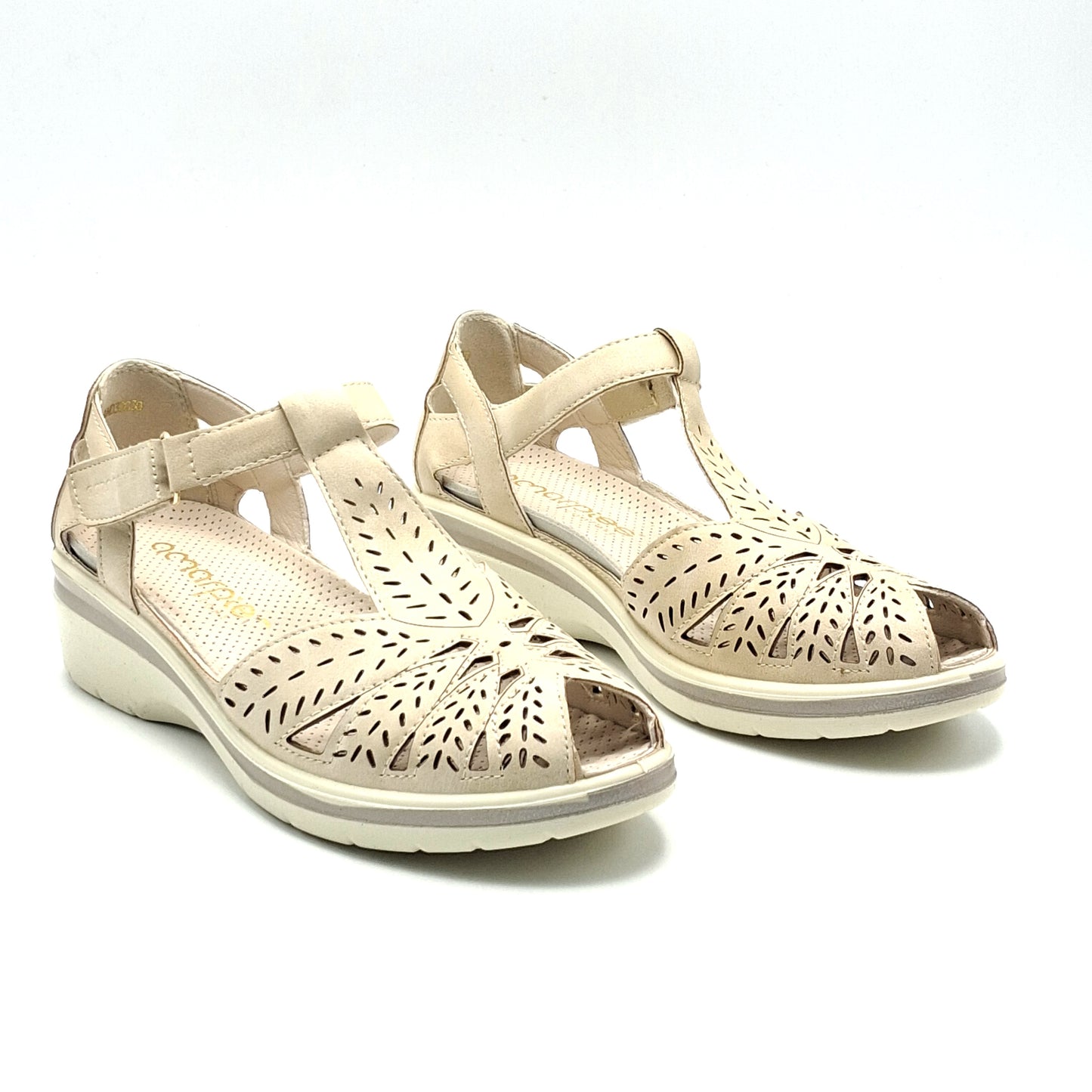 Sandalias mujer AMARPIES AMD30030 BEIG