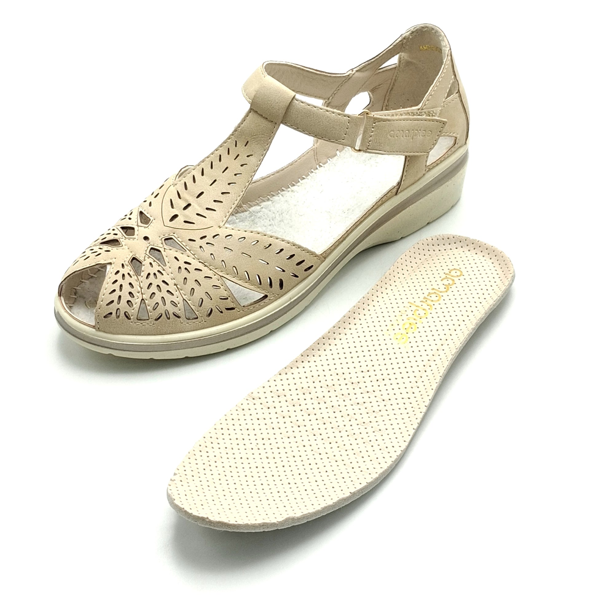 Sandalias mujer AMARPIES AMD30030 BEIG