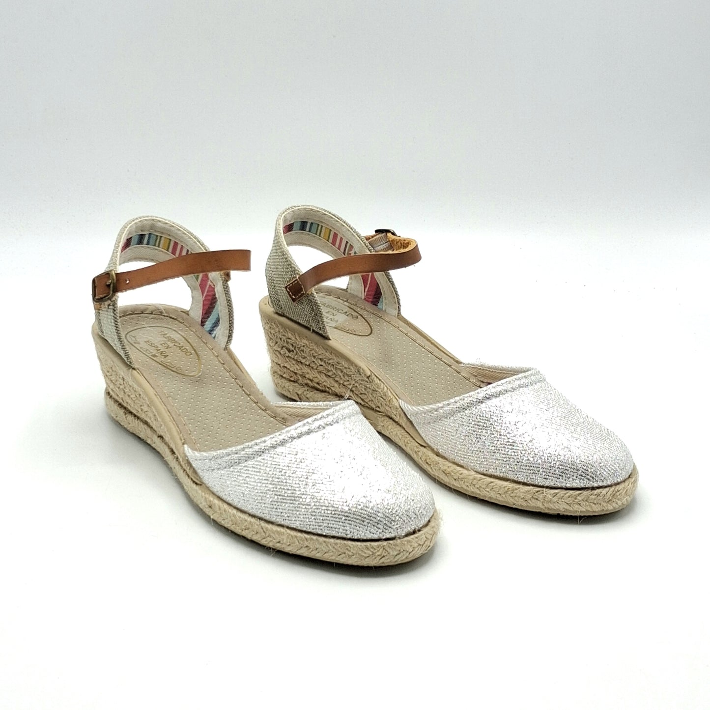 Cuñas esparto mujer CUMBRES 225000 PLATA