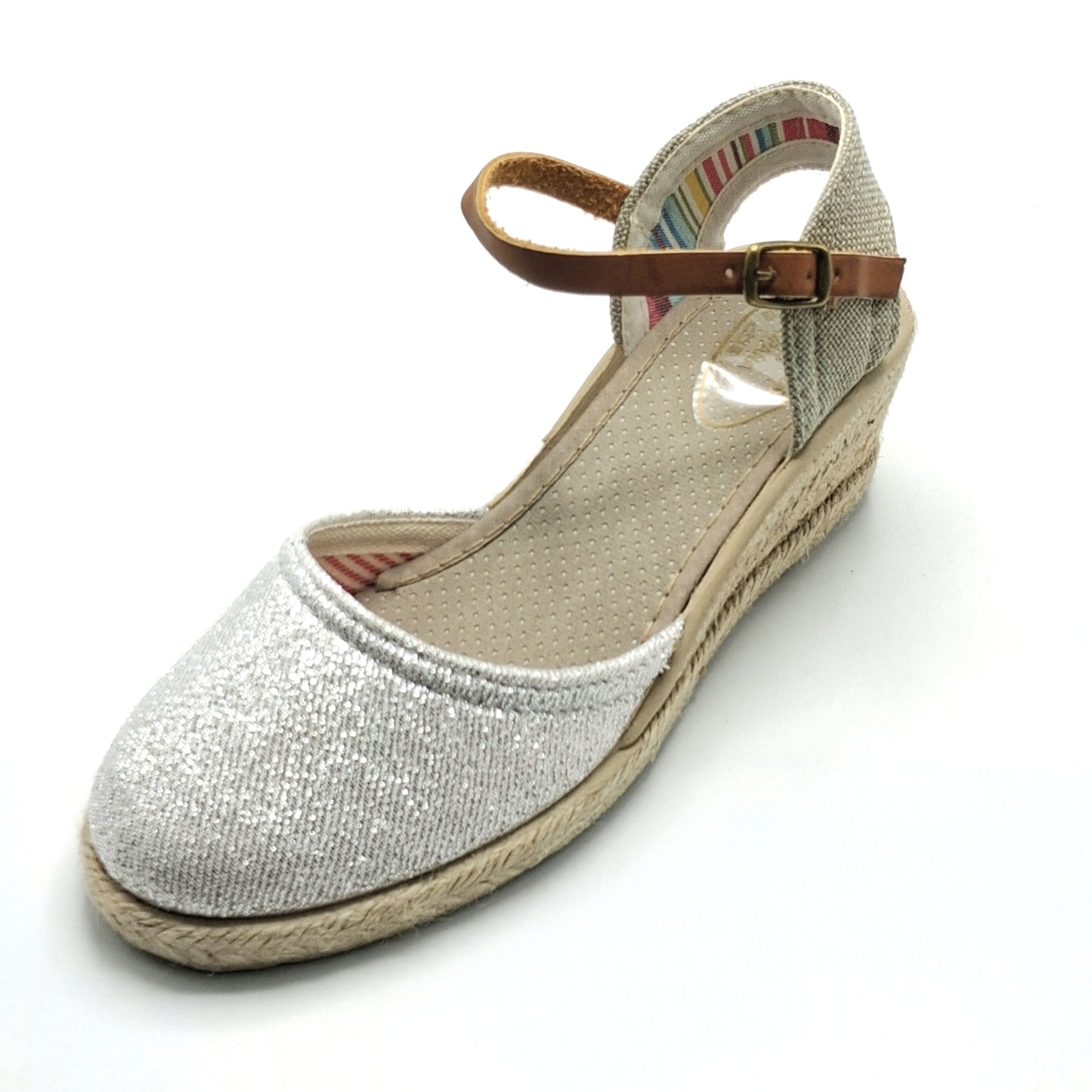 Cuñas esparto mujer CUMBRES 225000 PLATA