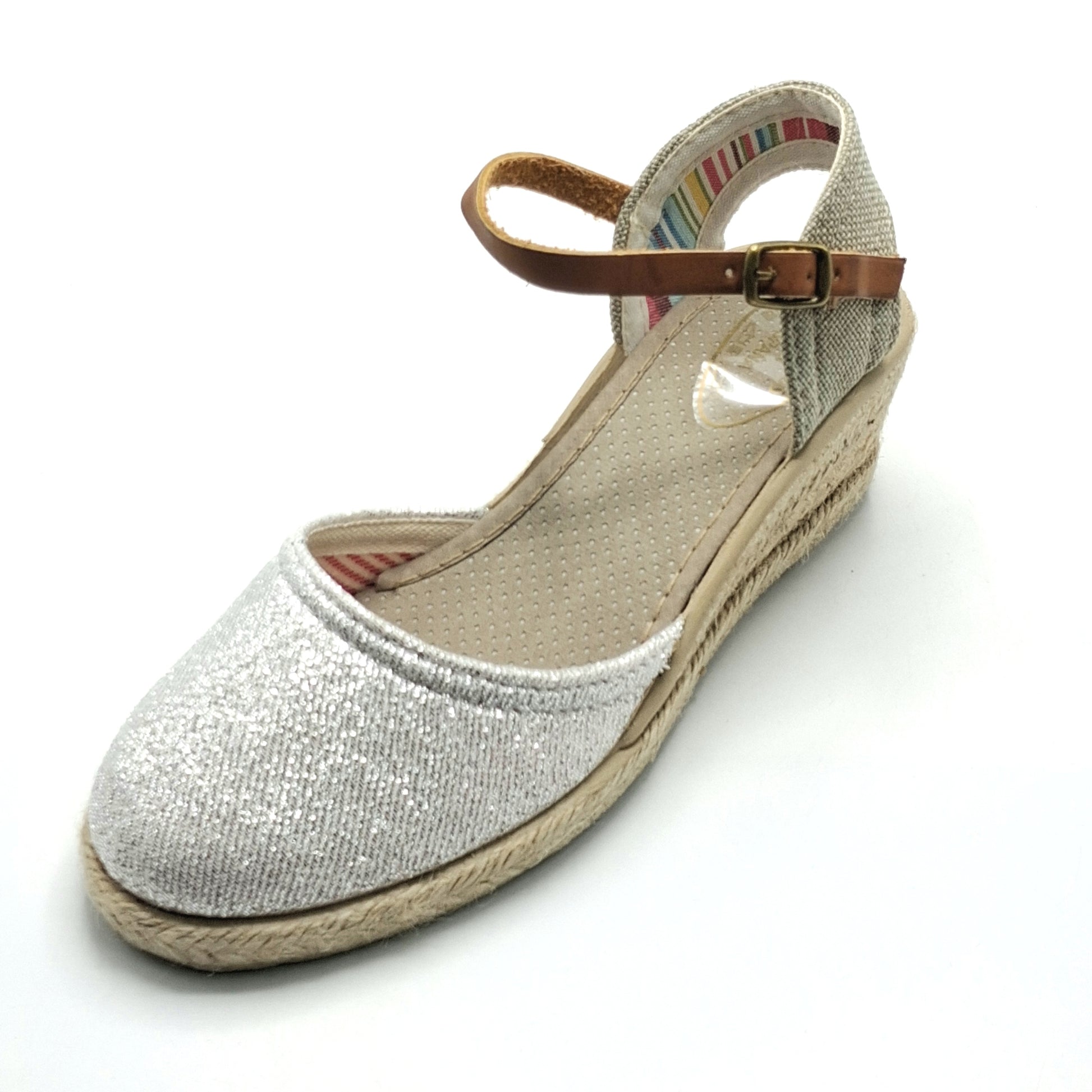 Cuñas esparto mujer CUMBRES 225000 PLATA