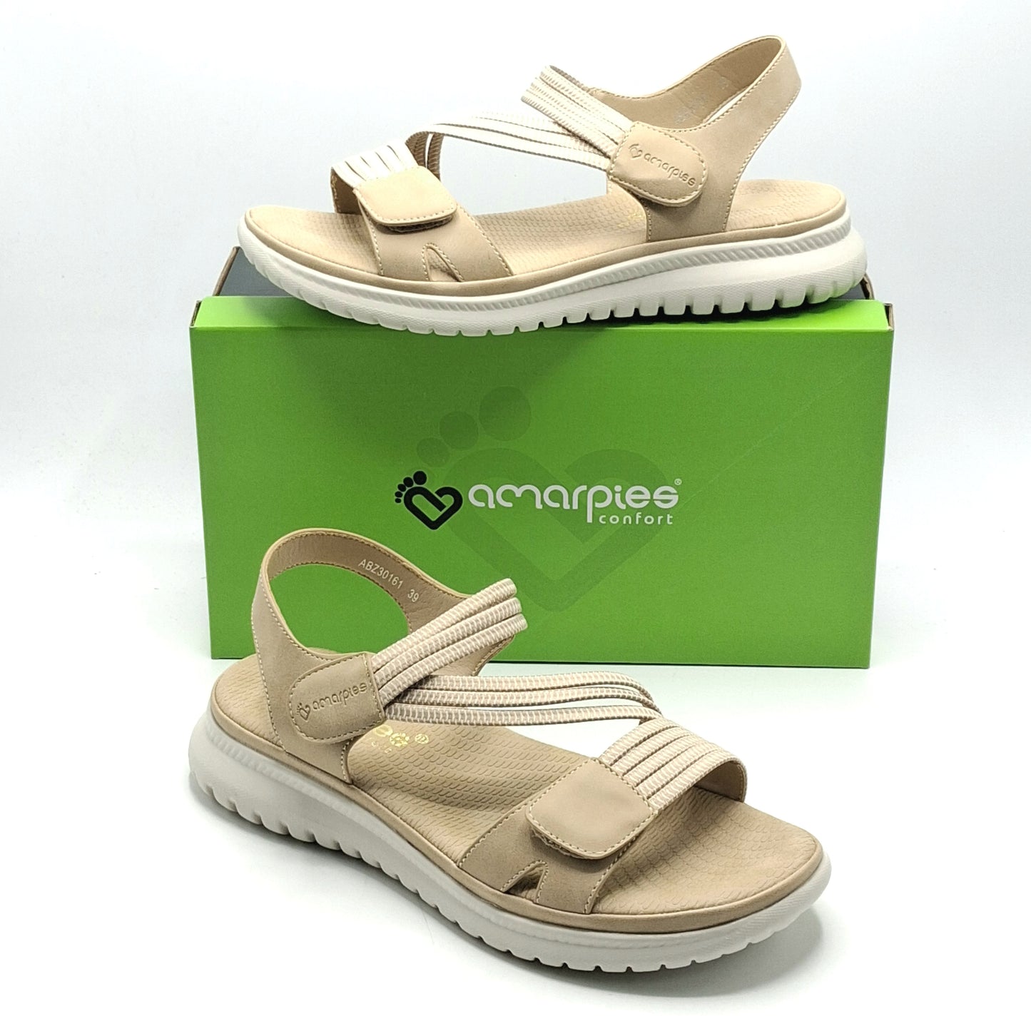 Sandalia mujer AMARPIES ABZ30161 BEIG