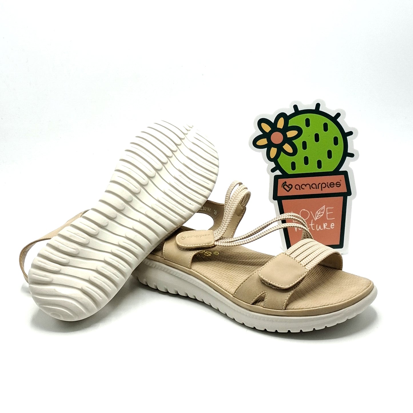 Sandalia mujer AMARPIES ABZ30161 BEIG