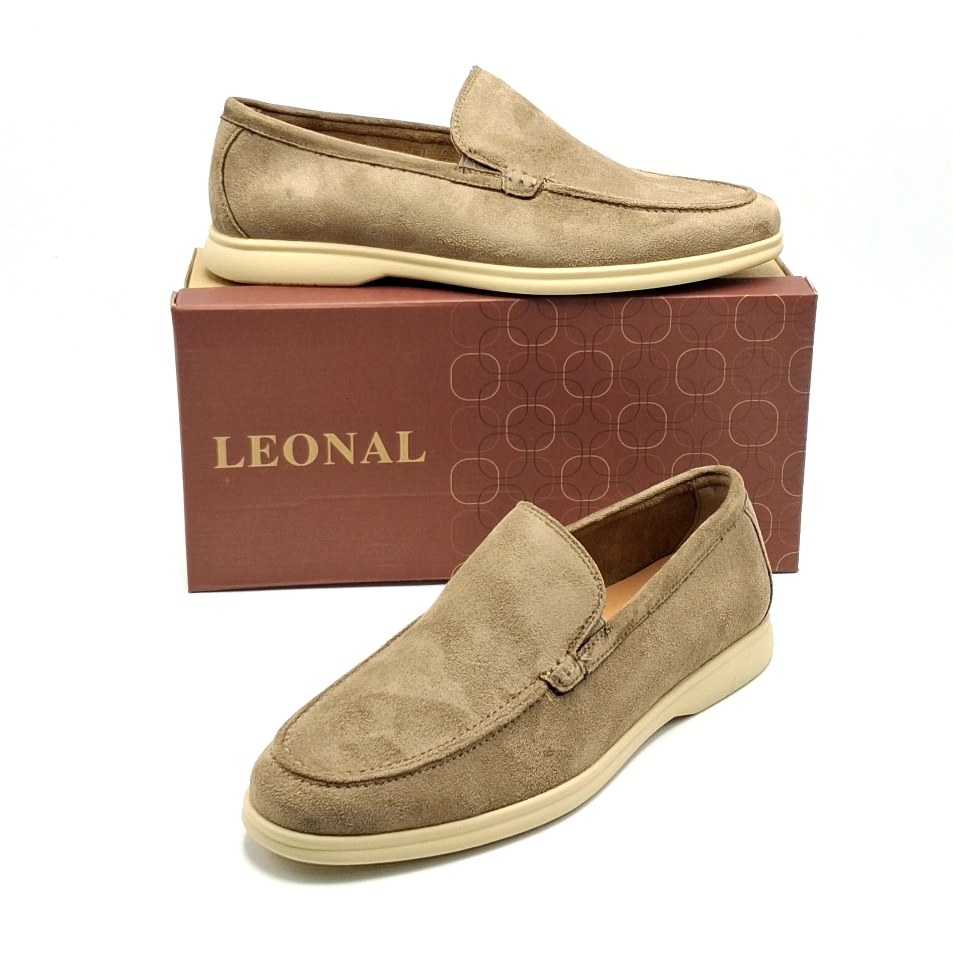 MOCASIN HOMBRE LEONAL Q2507 TAUPE