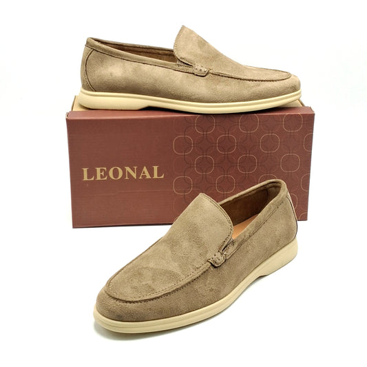 MOCASIN HOMBRE LEONAL Q2507 TAUPE
