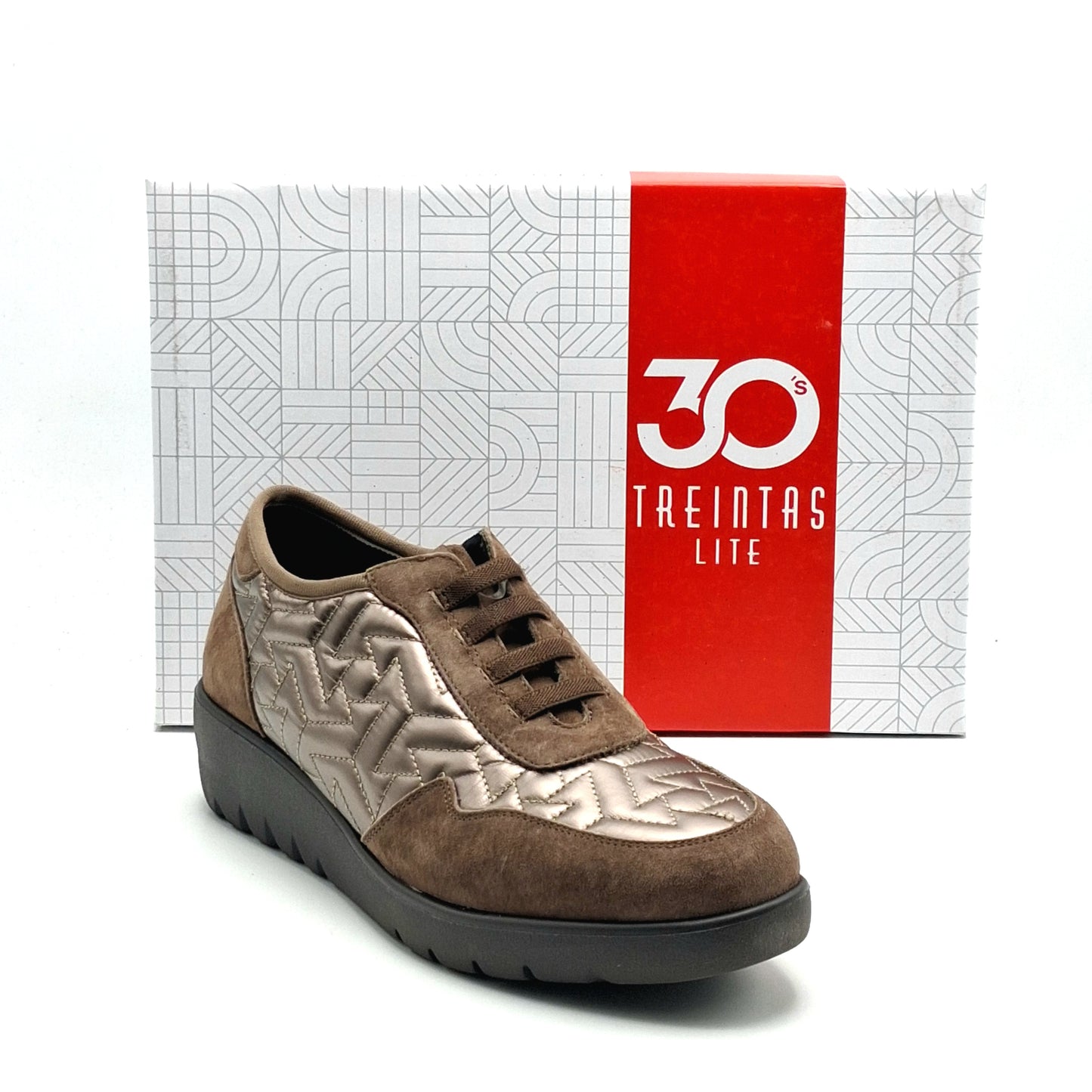 DEPORTIVO MUJER TREINTAS L-4653 MARRÓN