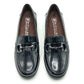 MOCASÍN MUJER PITILLOS 11502 NEGRO CHAROL