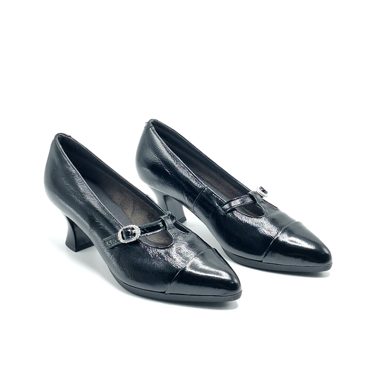 Zapato mujer Pitillos 11685 gilda charol Negro