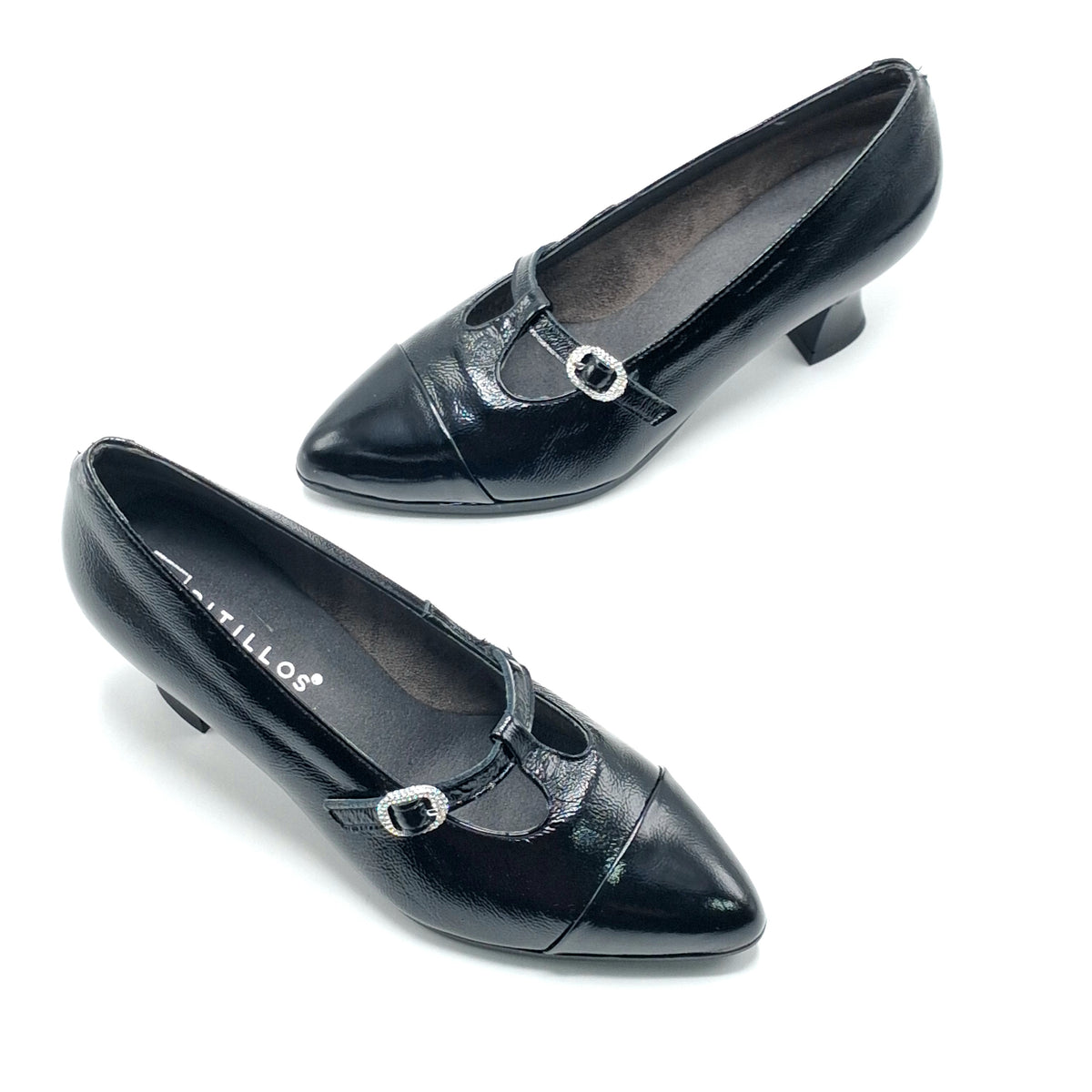 Zapato mujer Pitillos 11685 gilda charol Negro