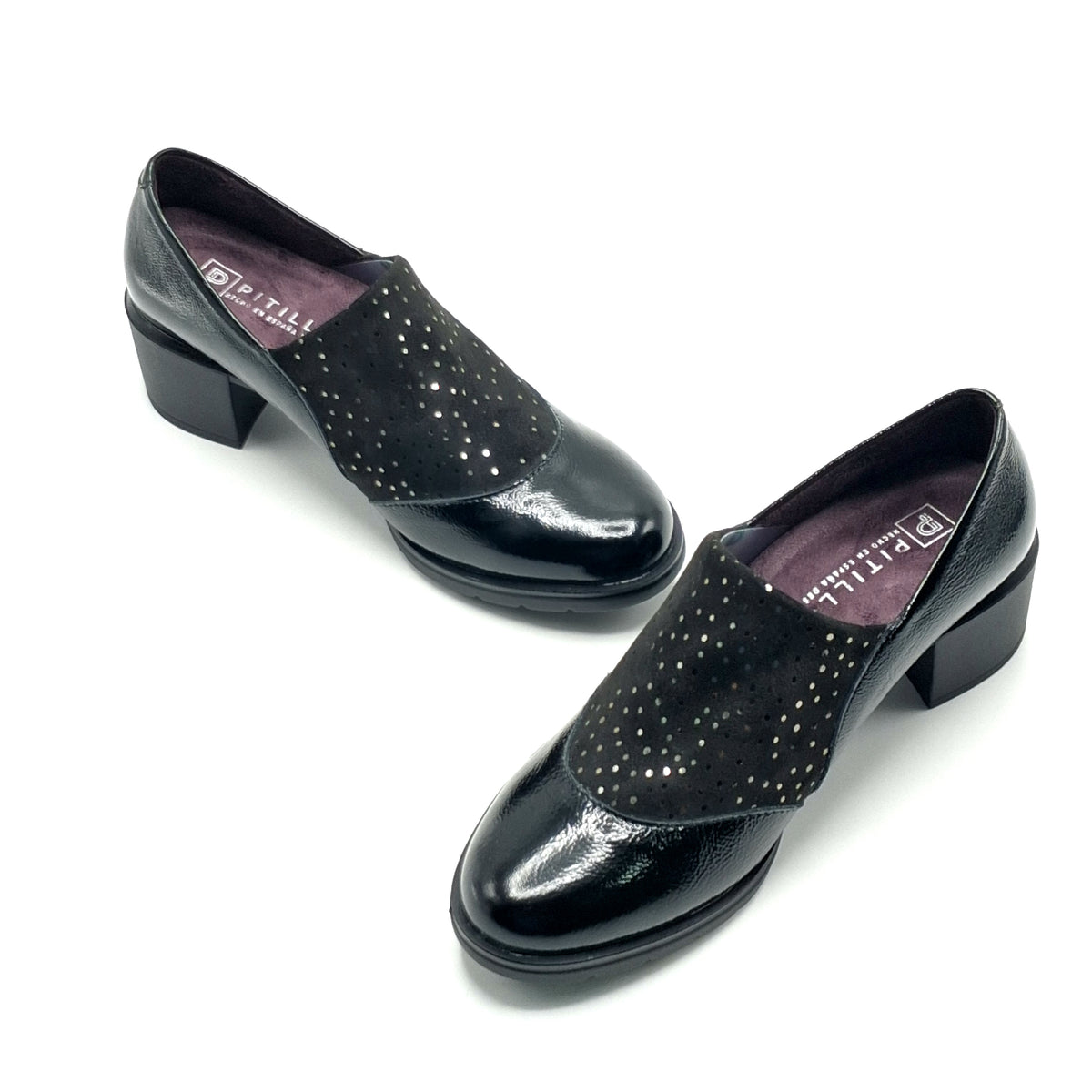 Zapatos Tacón Mujer PITILLOS 11623 NEGRO