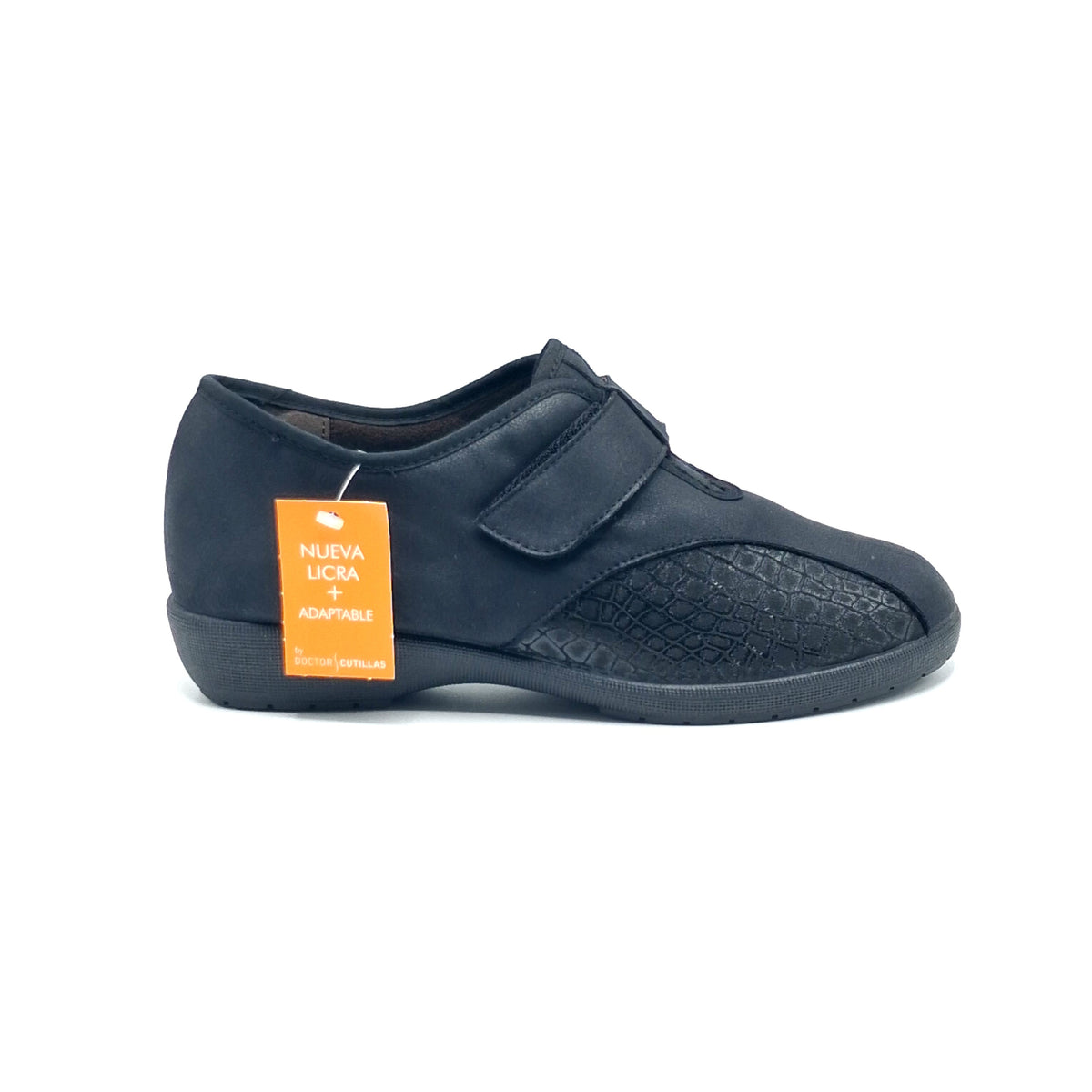 ZAPATO MUJER VELCRO DOCTOR CUTILLAS 41620 NEGRO