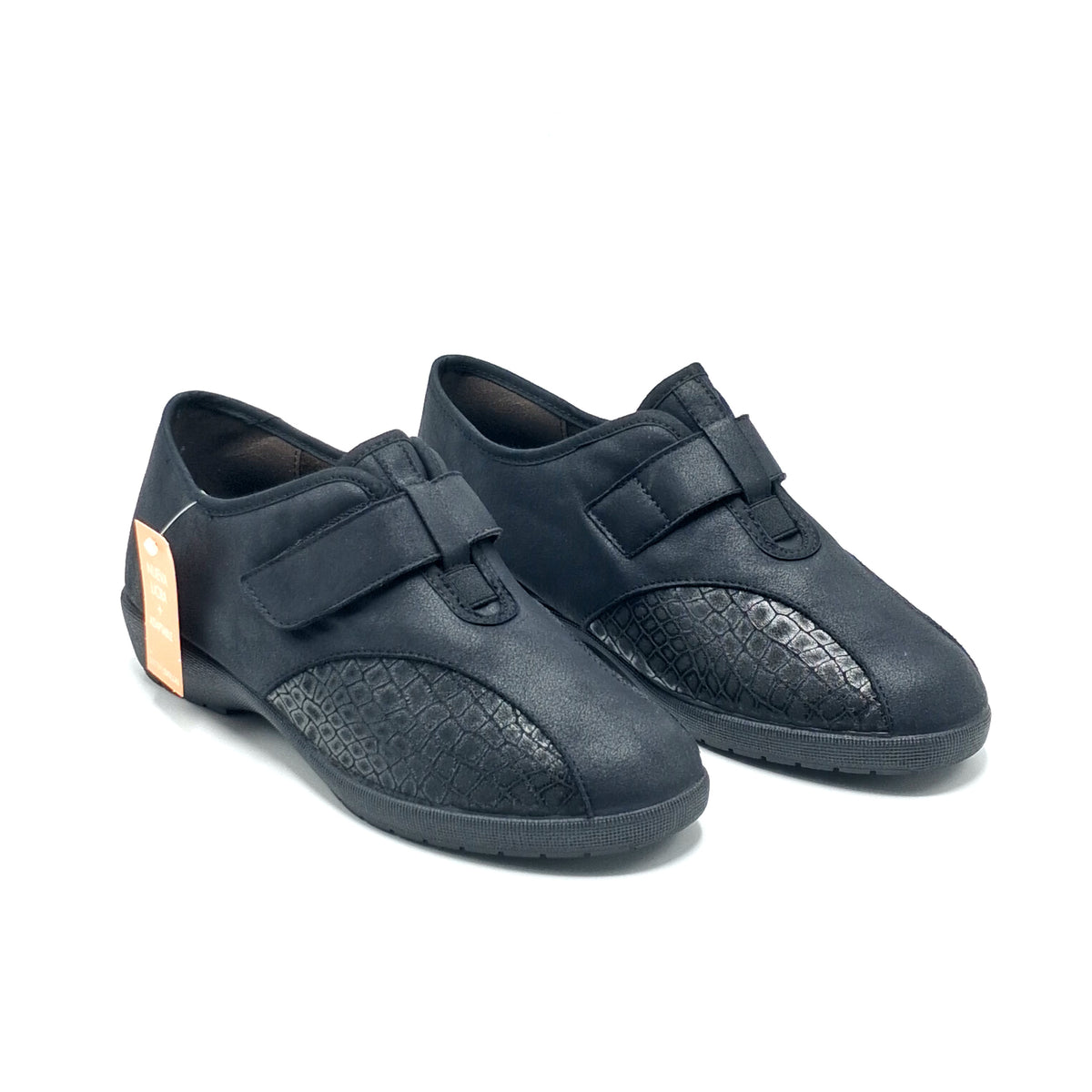 ZAPATO MUJER VELCRO DOCTOR CUTILLAS 41620 NEGRO