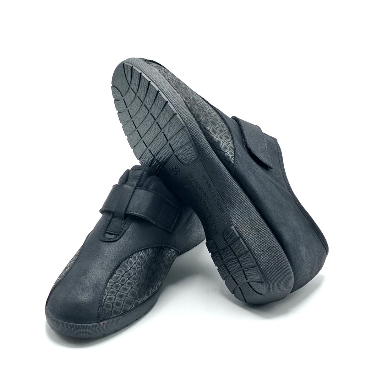 ZAPATO MUJER VELCRO DOCTOR CUTILLAS 41620 NEGRO