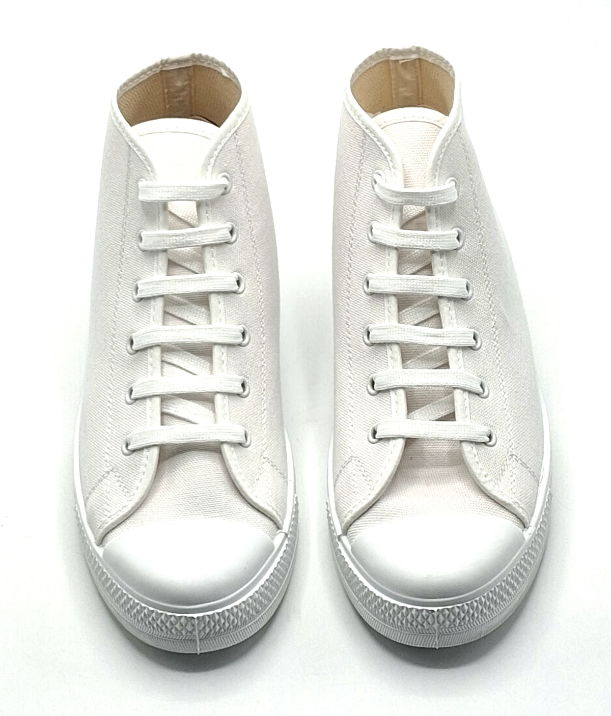 Bota Basket cordones lona CRUAN 388 Blanca Ceremonias