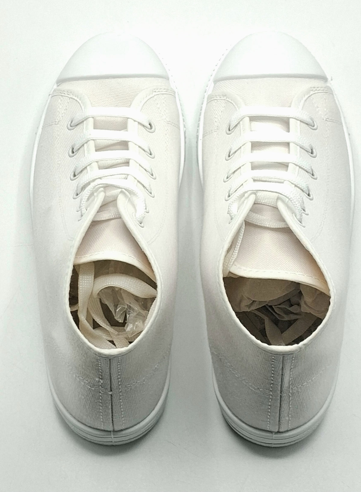 Bota Basket cordones lona CRUAN 388 Blanca Ceremonias