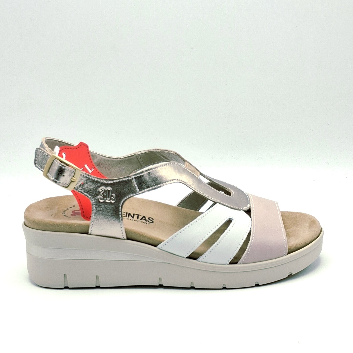 Sandalias mujer TREINTAS 4518 Beig/Oro