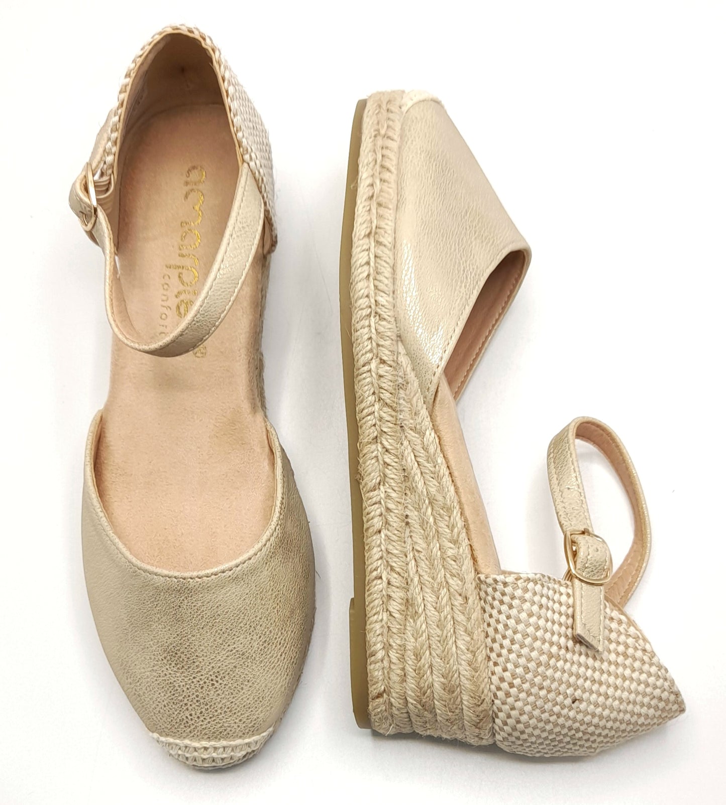ALPARGATAS CUÑA YUTE 3 cuerdas AMARPIES ACX26481