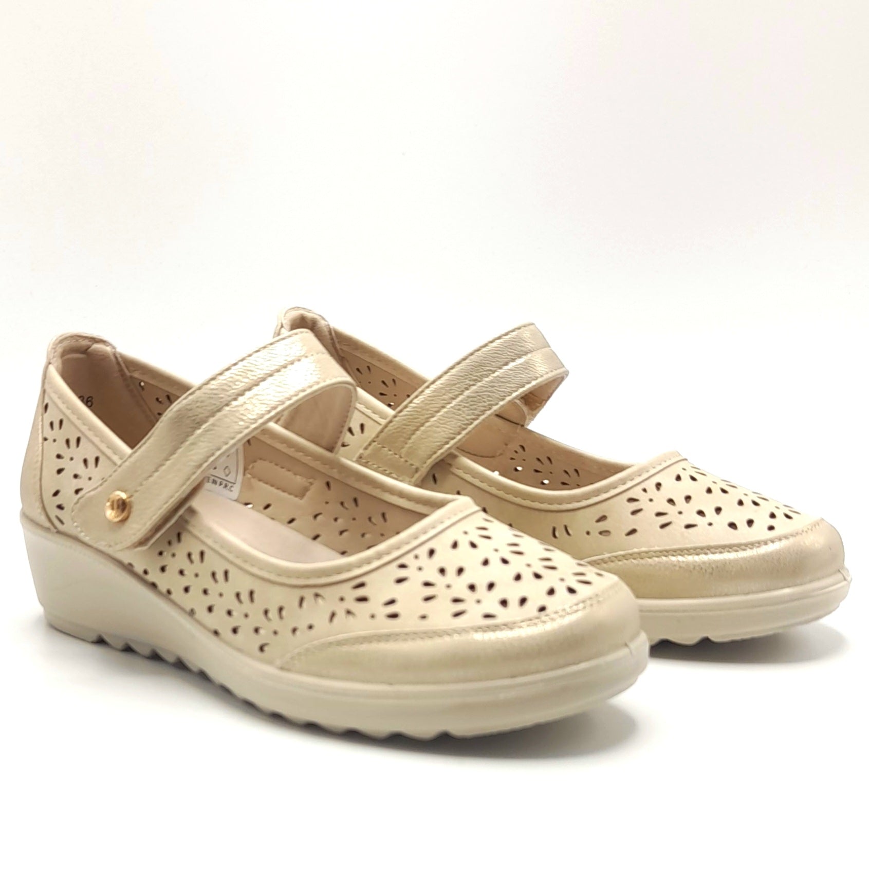 Merceditas Cuña AMARPIES ATL28336 BEIGE