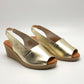 Sandalia Cuña mujer Duendy 3825 Oro