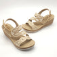Sandalia mujer INBLU PLATINO ORO