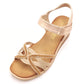 Sandalias cuña AMARPIES ABZ28644 bronce