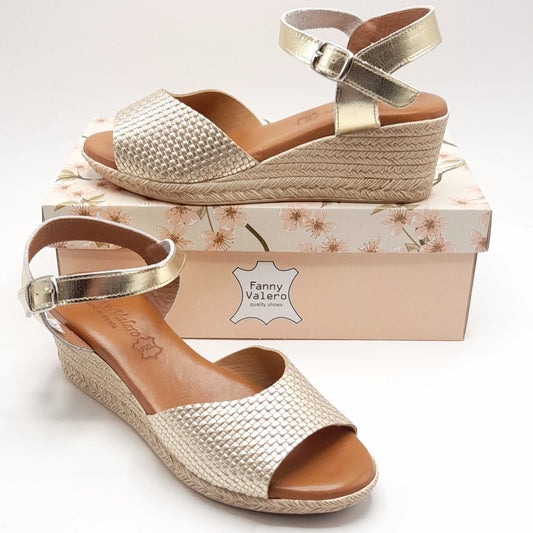 Sandalias mujer Fanny Valero 236 Oro