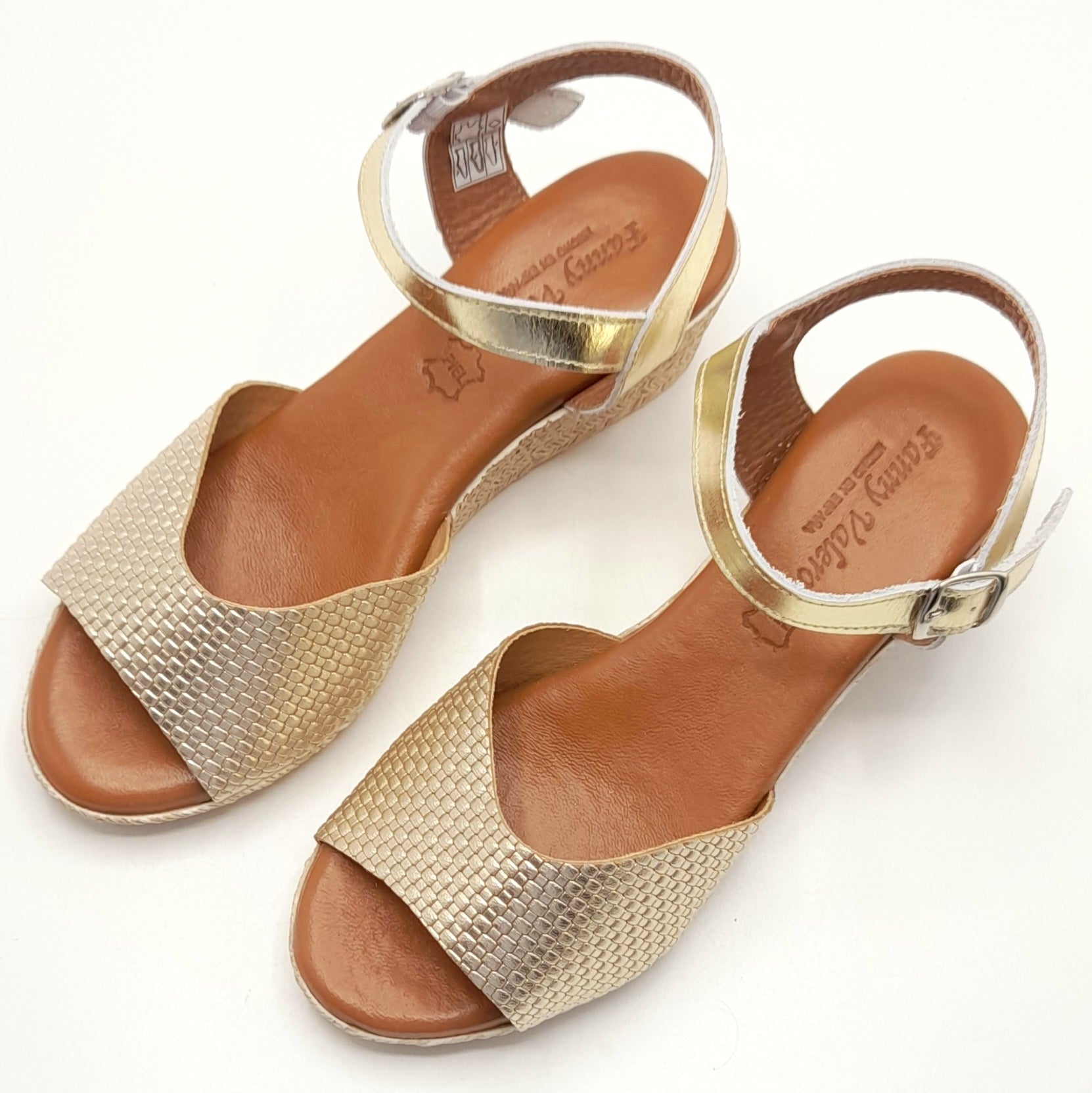 Sandalias mujer Fanny Valero 236 Oro