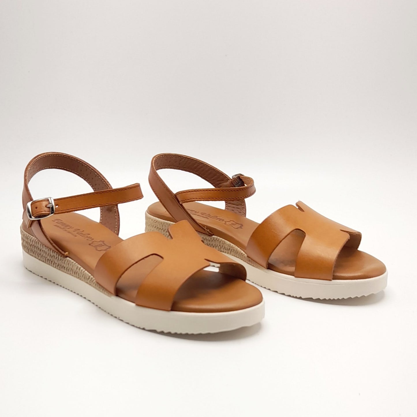 Sandalias mujer Fanny Valero 613 Canela