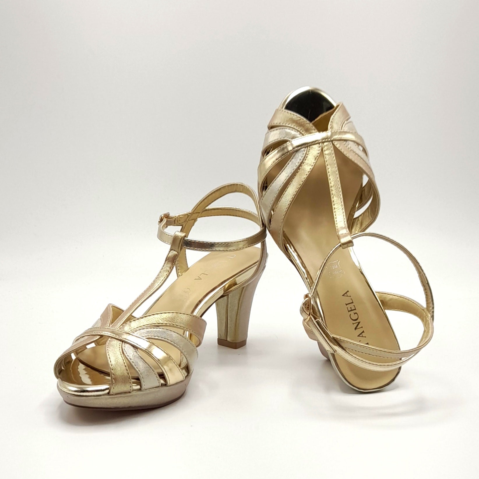 Sandalias tacón D´ANGELA 