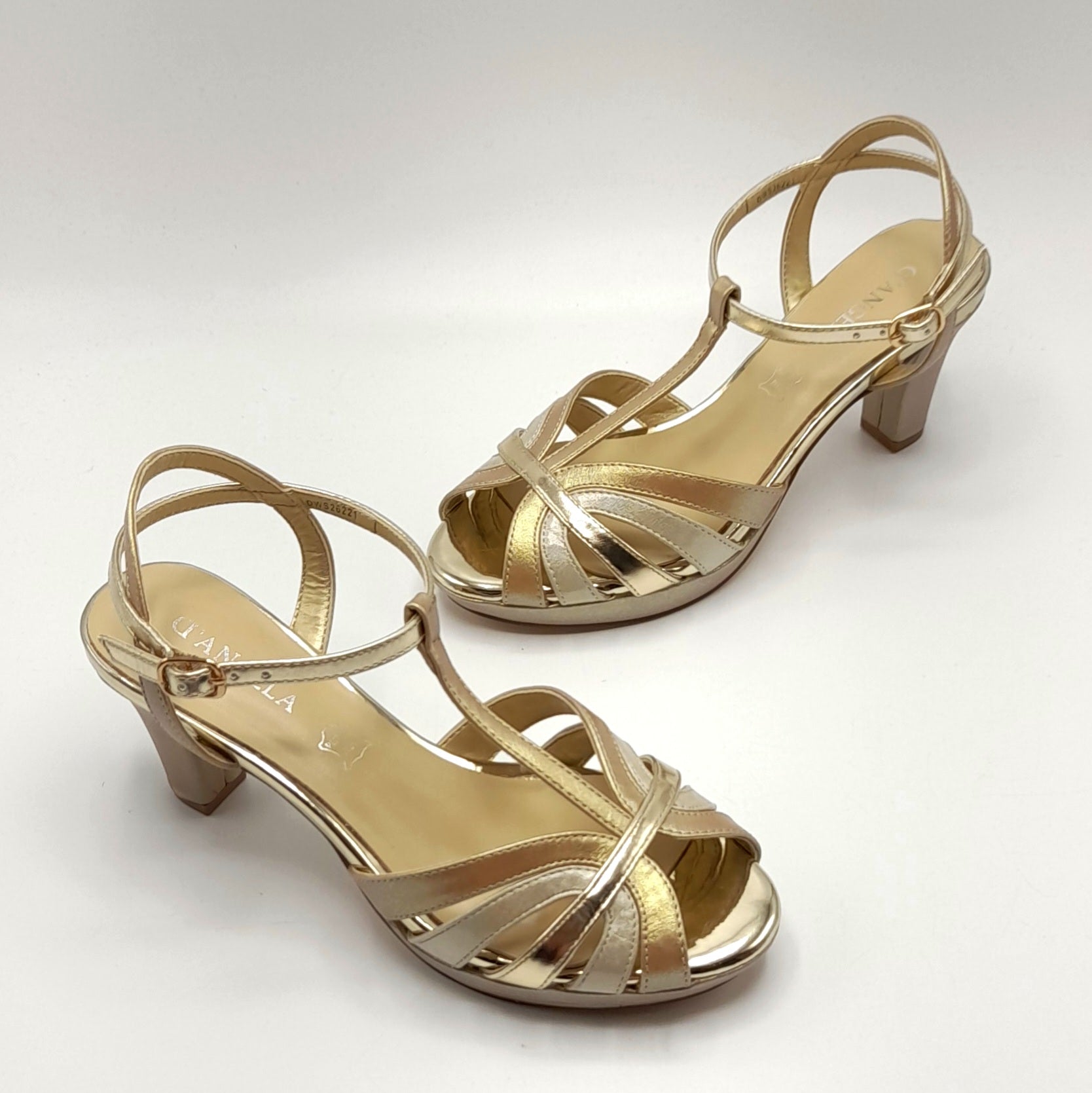 Sandalias tacón D´ANGELA 