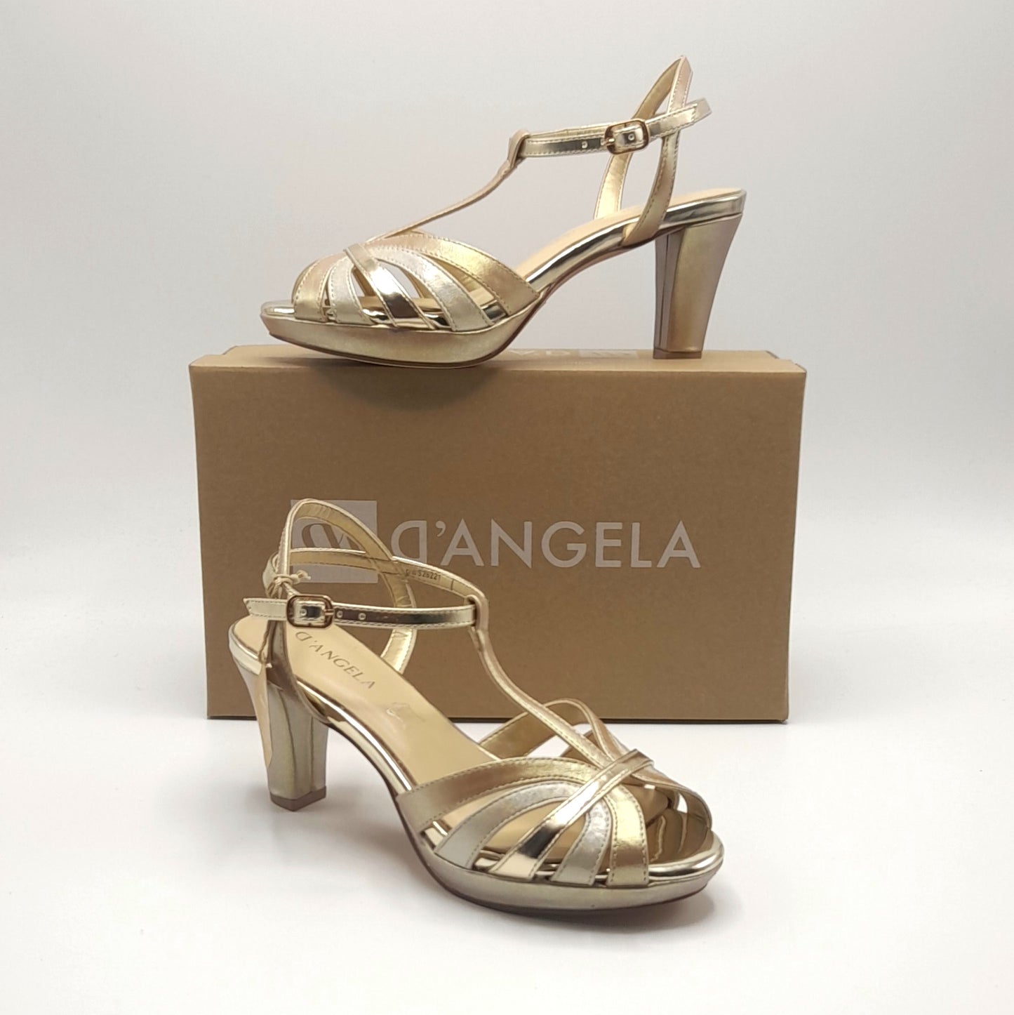 Sandalias tacón D´ANGELA 