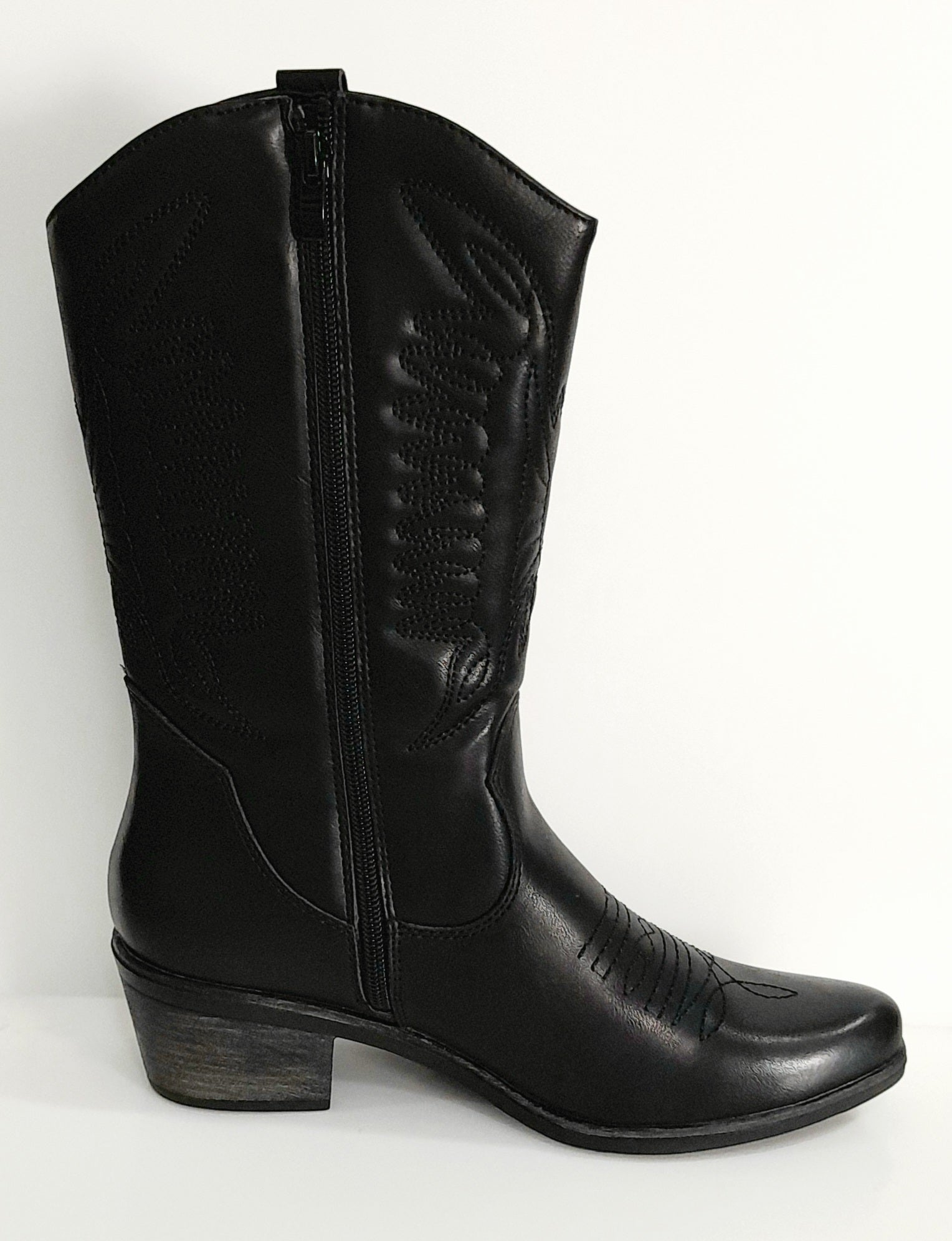 Botas Cowboy B&W  MI2 29019 NAPA NEGRA.